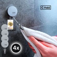 Load image into Gallery viewer, 4x C-Hold | The clever and smart towel holder FOUR PACK
